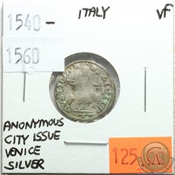 Italy 1540-1560 Silver; Anonymous City Issue; Venice; VF