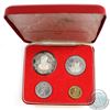 Image 1 : Malta; 1965 Quadricentennial 4-coin Proof Set - Order of Saint John of Jerusalem. Coins come in the 