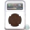 Image 2 : Russia 1762 4 Kopeks Reticulated Edge NGC Certified Fine Details Environmental Damage