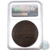 Image 2 : Russia 1803KM Copper 5 Kopeks NGC Certified XF-45 BN