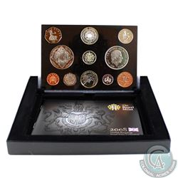 United Kingdom; Royal Mint 2008  11-coin Proof Set. Coins come housed in all original Mint Issued Pa