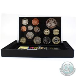 United Kingdom; Royal Mint 2010 United Kingdom 13-coin Proof Set. Coins come housed in all original 