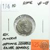 Image 1 : Rome 194 AD Silver Denarius; Septimius Severus; VF-EF; Reverse - 'Minerva'