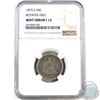 Image 1 : 1875-S USA 20-cent Rotated Dies Mint Error NGC Certified F-12