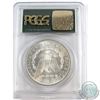 Image 2 : USA 1881-S Silver $1 PCGS Certified MS-65. A Bright flashy coin accented with slight toning around t