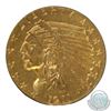 Image 1 : USA 1911 2.50 Dollar Indian Head Gold Coin in Good Condition. Coin contains 0.121oz of Pure Gold.