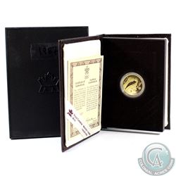 Canada 1987 $100 XV Olympic Winter Games 14K Gold Coin. Comes in original packaging with COA. Coin c