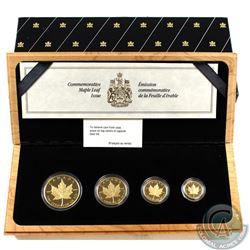 Canada: 1979-1989 Proof Gold Maple Leaf Collection (Tax Exempt). This proof collection includes the 