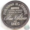 Image 1 : RARE  Johnson Matthey 4oz FOCUS MEDALIST Fine Silver Round (Tax Exempt). Serial # 040206