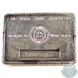 LOW Serial #  Vintage Royal Canadian Mint 10oz Fine Silver Bar 'B Series' (Tax Exempt). Serial # B00