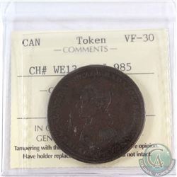 (1813) Cossack One Penny, CH# WE-13, BR# 985 ICCS Certified VF-30.