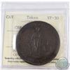 Image 1 : 1822 Lesslie & Sons Toronto & Dundas. CH# UC3, BR# 717 ICCS Certified VF-30 *SCARCE*