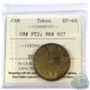 Image 1 : (1857) Hudson Bay 1/2 Made Beaver, CH# FT2, BR# 927 ICCS Certified EF-40. A Very Desirable token fro
