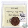 Image 2 : Nova Scotia 1/2-cent 1864 ICCS Certified MS-64 Red. Tied for 2nd highest grade with POP=14. Only 3 g