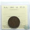 Image 1 : Nova Scotia 1-cent 1862 ICCS Certified VF-20