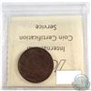 Image 2 : New Brunswick 1-cent 1864 Short 6; E over F ICCS Certified VF-20. Cleaned.