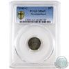 Image 1 : Newfoundland 5-cent 1943C PCGS Certified MS-65. Coin contains attractive rainbow toning.