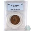 Image 1 : 1-cent 1895 PCGS Certified MS-64 RB. An evenly coloured coin with soft underlying luster.