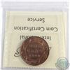 Image 2 : 1-cent 1900 ICCS Certified MS-64 Red & Brown. Very attractive Key date