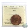 Image 1 : 1-cent 1900H ICCS Certified MS-64 Red  Over 90% Full red coin.