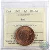 Image 1 : 1-cent 1901 ICCS Certified MS-64 RED