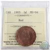 Image 1 : 1-cent 1905 ICCS Certified MS-64 RED