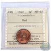 Image 1 : 1-cent 1942 ICCS MS-65 RED  Original Burnt orange tones. Tied for highest grade by ICCS.