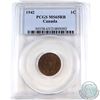 Image 1 : 1-cent 1942 PCGS Certified MS-65 RB.