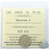 Image 1 : 5-cent 1883H Obverse 4 ICCS Certified VF-20