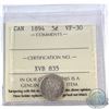 Image 1 : 5-cent 1894 ICCS Certified VF-30
