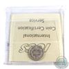 Image 2 : 5-cent 1909 Round Leaves; Cross/Bow Tie ICCS Certified VF-30. Scarce