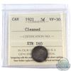 Image 1 : 5-cent 1921 ICCS Certified VF-30 (cleaned) *KEY DATE*