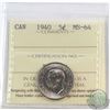 Image 1 : 5-cent 1940 ICCS Certified MS-64