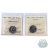 Image 1 : 5-cent 1951 Commemorative & 1952 ICCS Certified MS-65. 2pcs.