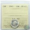 Image 1 : 10-cent 1943 ICCS Certified MS-65