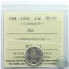 Image 1 : 10-cent 1956 Dot ICCS Certified MS-65. Bright coin with lots of shine.
