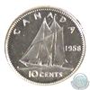 Image 3 : 10-cent 1958 ICCS Certified PL-66 Ultra Heavy Cameo. Tied for the highest grade.