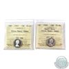 Image 1 : 10-cent 1965 & 1969 Small Date ICCS Certified PL-66 Ultra Heavy Cameo. 2pcs