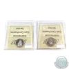 Image 2 : 10-cent 1965 & 1969 Small Date ICCS Certified PL-66 Ultra Heavy Cameo. 2pcs