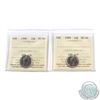 Image 1 : 10-cent 1988 & 1989 ICCS Certified MS-66. 2pcs