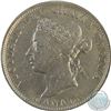 Image 3 : 25-cent 1886 Short Bough Ends, Obv.5 ICCS Certified VF-30.