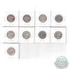 Image 2 : 25-cent 1916, 1917, 1918, 1919, 1928, 1929, 1934, 1935 & 1936. Coins range from Fine to VF Condition