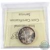 Image 2 : 25-cent 1945 ICCS Certified MS-65. A bright flashy coin accented with hints of natural golden tones