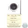 Image 1 : 25-cent 1973 Large Bust PL-64. This coin was initially Certified by ICCS, however the coin was remov