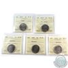 Image 1 : 25-cent 2004-2006 ICCS Certified MS-66. Included are 2004P Poppy, 2004P St. Croix, 2005P, 2006 Brave