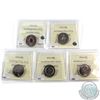Image 2 : 25-cent 2004-2006 ICCS Certified MS-66. Included are 2004P Poppy, 2004P St. Croix, 2005P, 2006 Brave