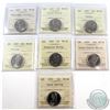 Image 1 : 25-cent 2007-2009 ICCS Certified MS-66. Included are 2007 Wheelchair Curling, 2007 Alpine Skiing, 20