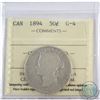 Image 1 : 50-cent 1894 ICCS Certified G-4  (Solid Date)