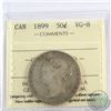 Image 1 : 50-cent 1899 ICCS Certified VG-8
