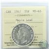 Image 1 : 50-cent 1947 Maple Leaf ICCS Certified MS-63